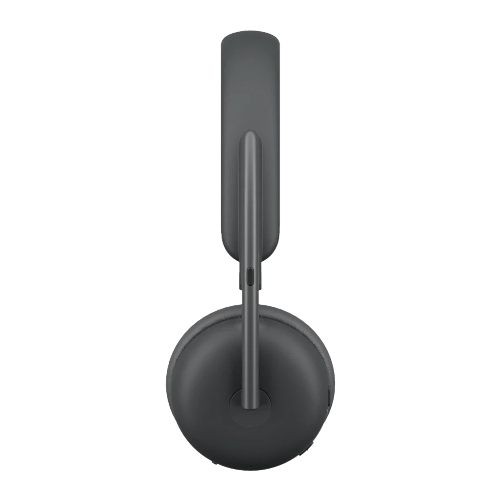 Logitech Zone Wireless 2 UC Graphite gris, vista frontal en ángulo: auriculares con micrófono boom, almohadillas y diadema - Ítem1