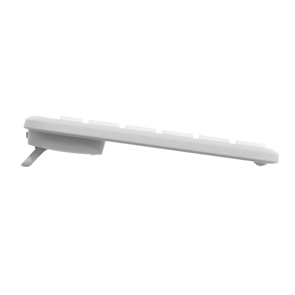 Logitech Signature Slim Combo MK950 Gris Clair, vue de dessus: clavier complet avec pavé numérique et souris sans fil - Ítem4