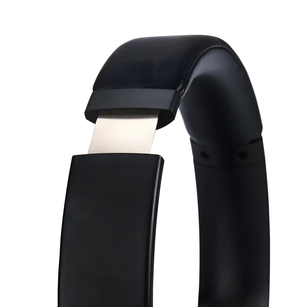 Panasonic RB-M600BE-K Preto, detalhe da tiara: arco acolchoado com ajuste metálico prateado escovado