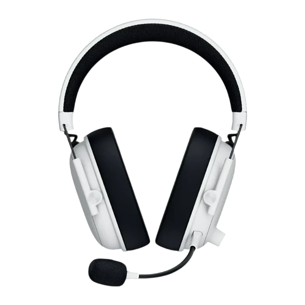 Razer BlackShark V3 Blanco, kit completo: auriculares en ángulo con micrófono, dongle USB inalámbrico y cable incluidos - Ítem1