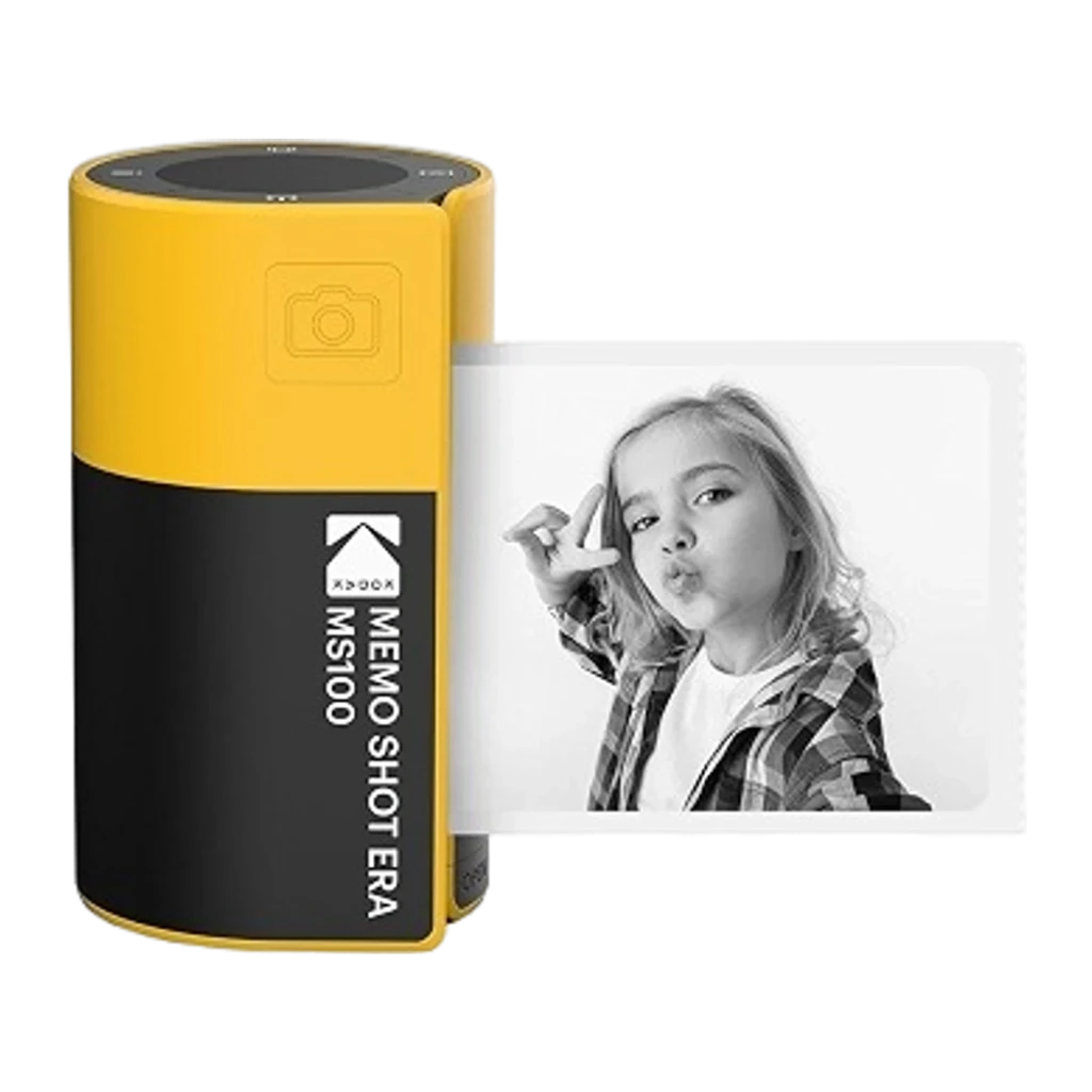 Kodak Memo Shot Era MS100 amarillo, kit con caja de 9 rollos: cámara, foto impresa en blanco y negro y packaging - Ítem2