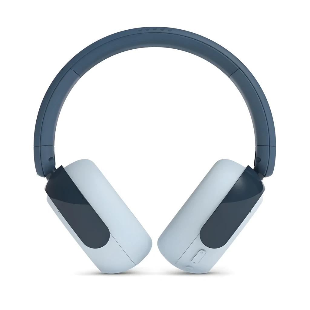 Philips Auriculares TAK5500RT Inalámbricos Bluetooth Azul, vista frontal en ángulo: diadema azul con logo Philips y - Ítem1