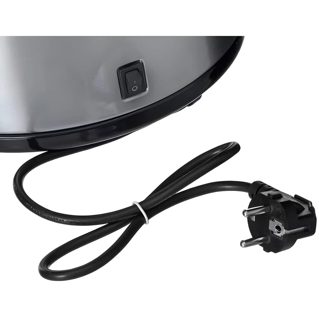 Russell Hobbs Cuiseur à riz 19750-56 1,8 L Acier Inoxydable, détail: interrupteur latéral et câble avec prise Schuko noire