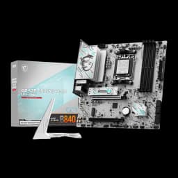 MSI Placa base B840M Gaming Plus WiFi 6E blanc - contenu de la boîte