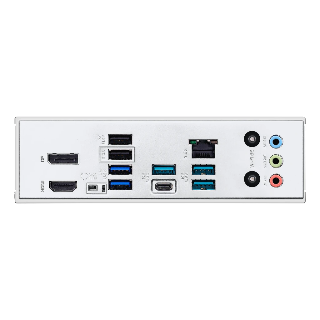 ASUS ROG Maximus B650E GAMING WIFI ATX AM5 preto, vista frontal: placa-mãe e caixa do produto, dissipadores brancos e socket - Item5