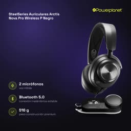 SteelSeries Auriculares Arctis Nova Pro Wireless P Negro - características