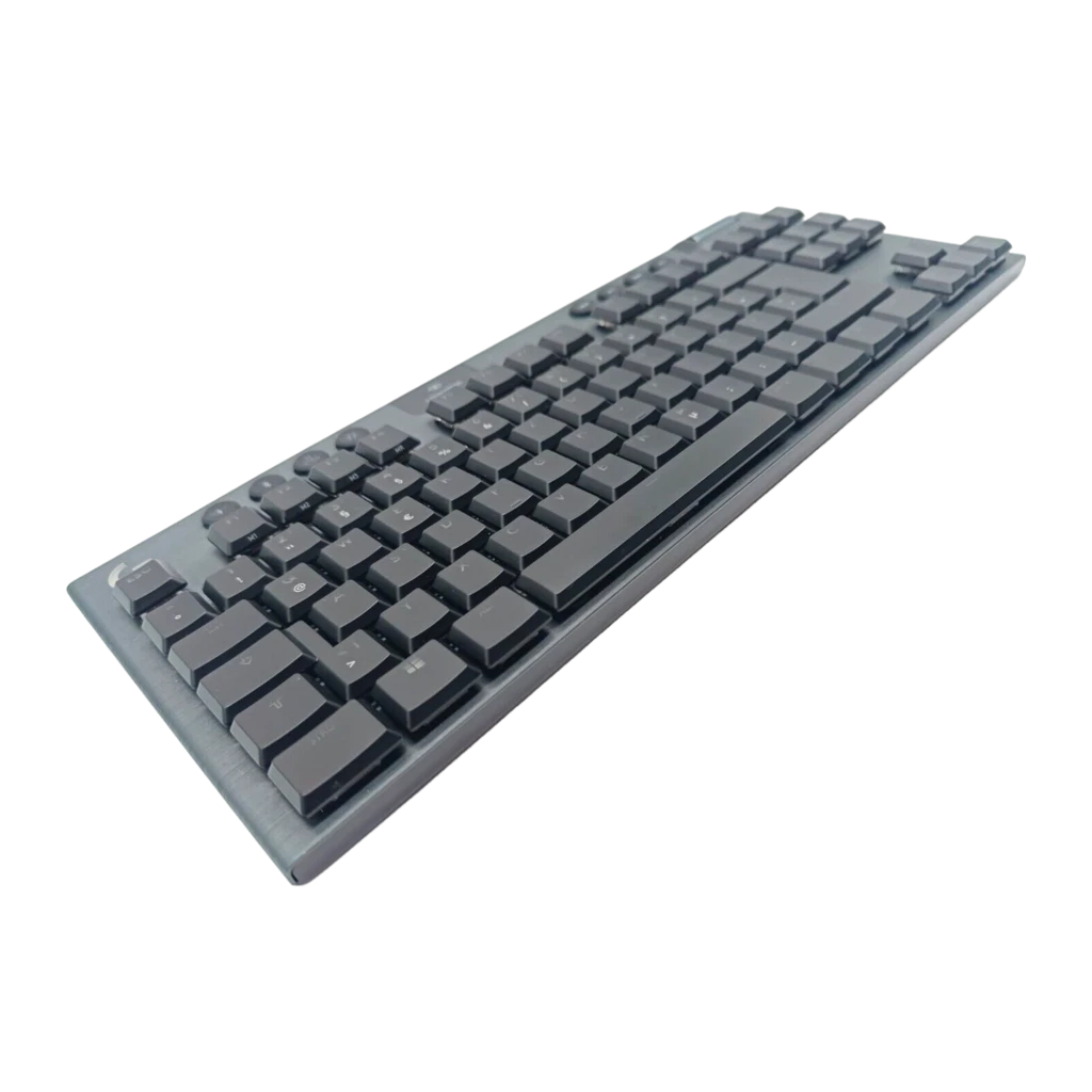 Logitech Teclado G915 TKL Inalámbrico Negro, vista superior: retroiluminación RGB LIGHTSYNC, layout QWERTZ y receptor USB - Ítem1
