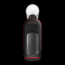 Philips Cafetera Passione Rossa LM9012/51 preto e vermelho, vista traseira: reservatório transparente, três botões dourados
