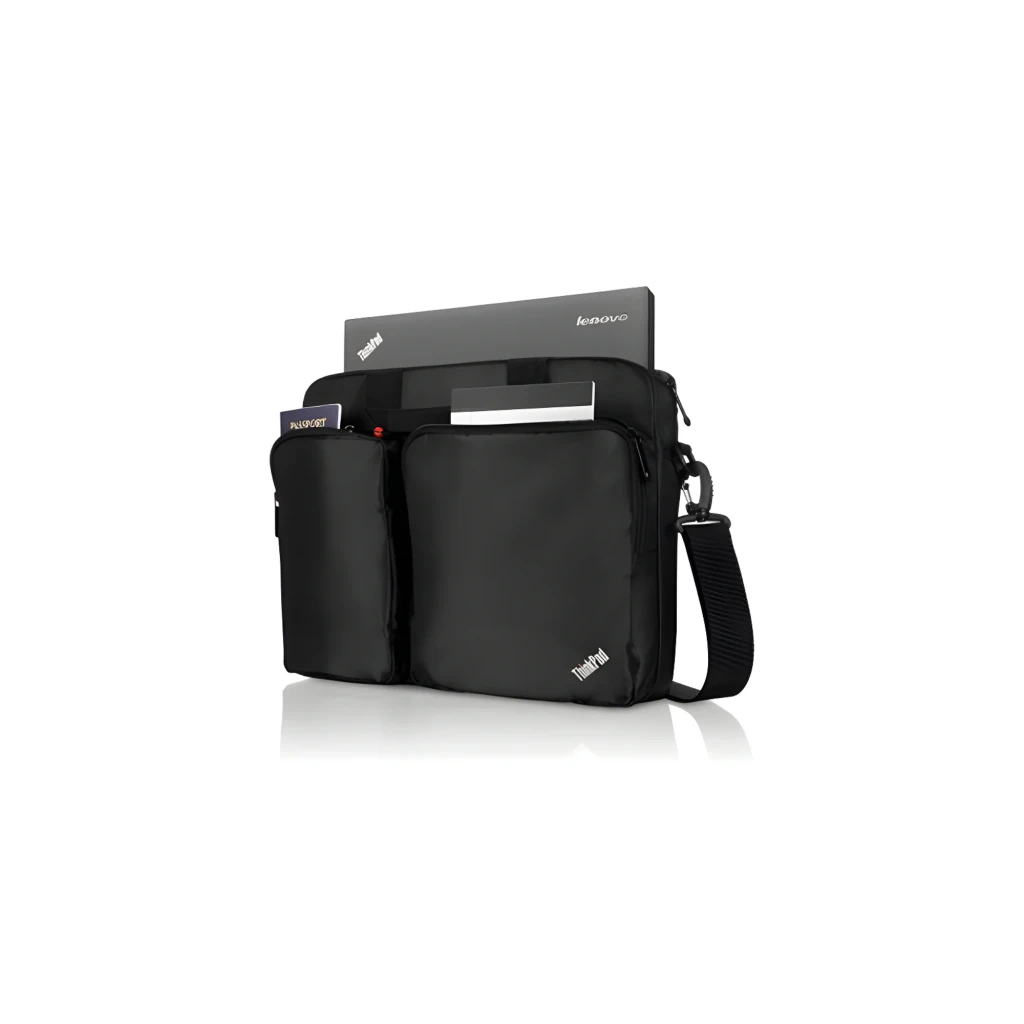 Lenovo Pasta ThinkPad X1 Yoga 14.1 polegadas Preto, vista frontal em ângulo: alça superior, bolso lateral com fecho - Item2