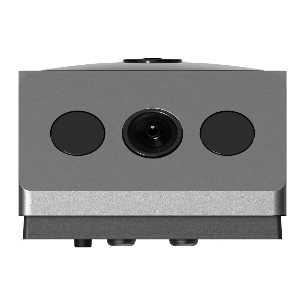 Ezviz EP3x Pro 32GB argent, vue de face: visiophone avec module caméra, bouton de sonnette et panneau solaire inclus - Ítem1