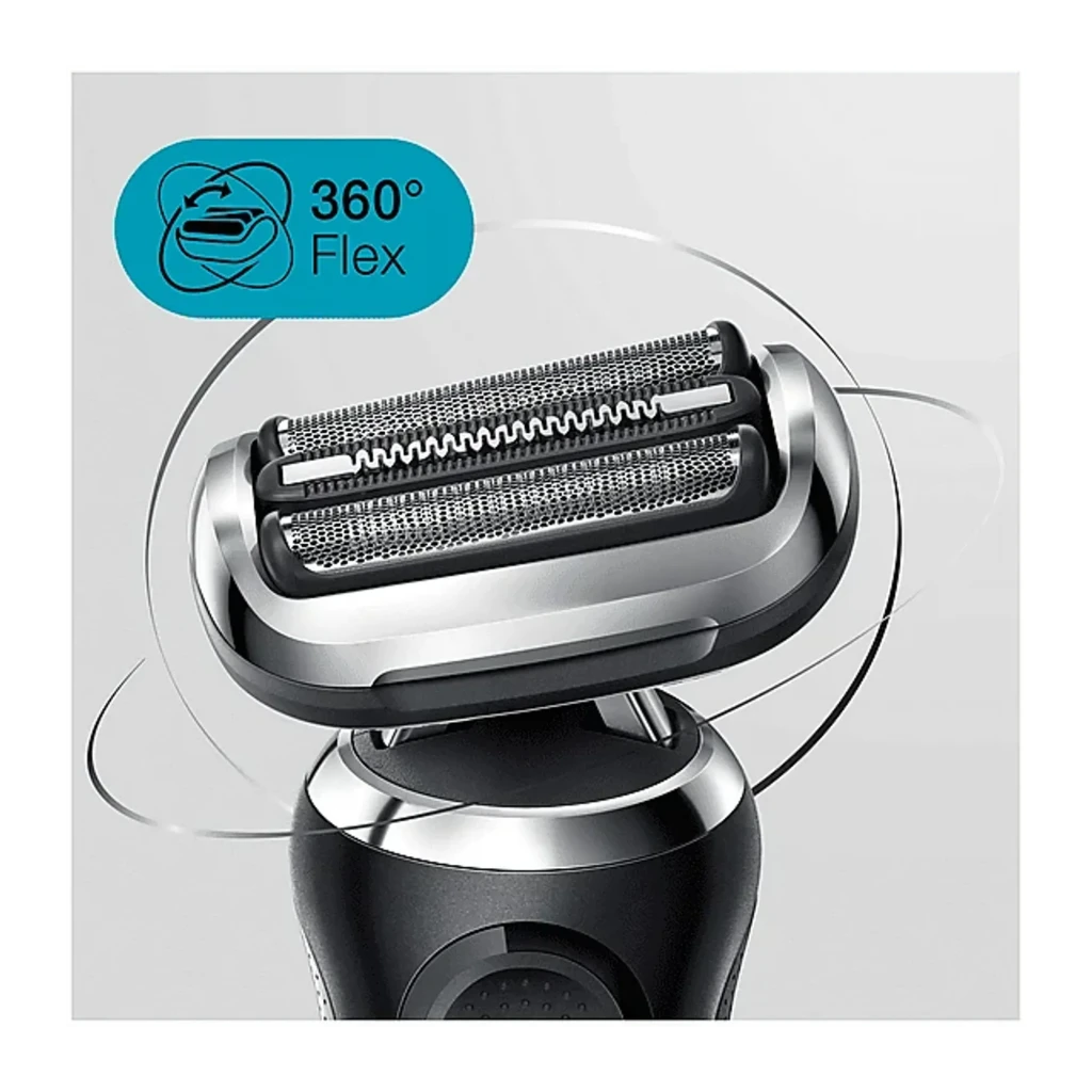 Braun Rasoir Series 7 71-N7200cc noir, contenu boîte: rasoir, station nettoyage, étui, tondeuse, câble et adaptateur - Ítem5