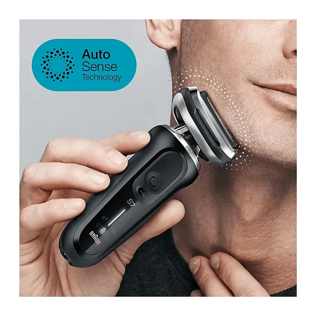 Braun Rasoir Series 7 71-N7200cc noir, contenu boîte: rasoir, station nettoyage, étui, tondeuse, câble et adaptateur - Ítem6