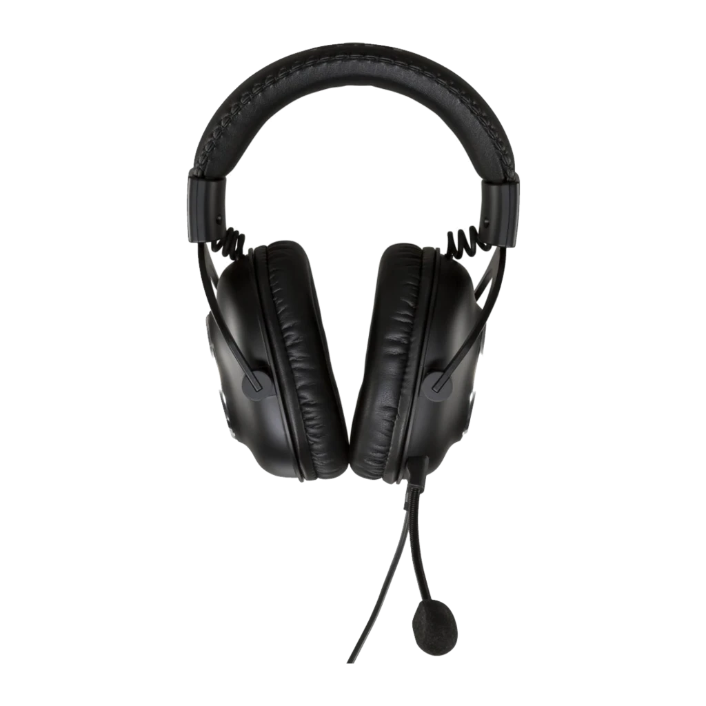 Logitech Auriculares G Pro X Gaming Negro, vista lateral: almohadillas de cuero, diadema acolchada y micrófono boom flexible - Ítem2