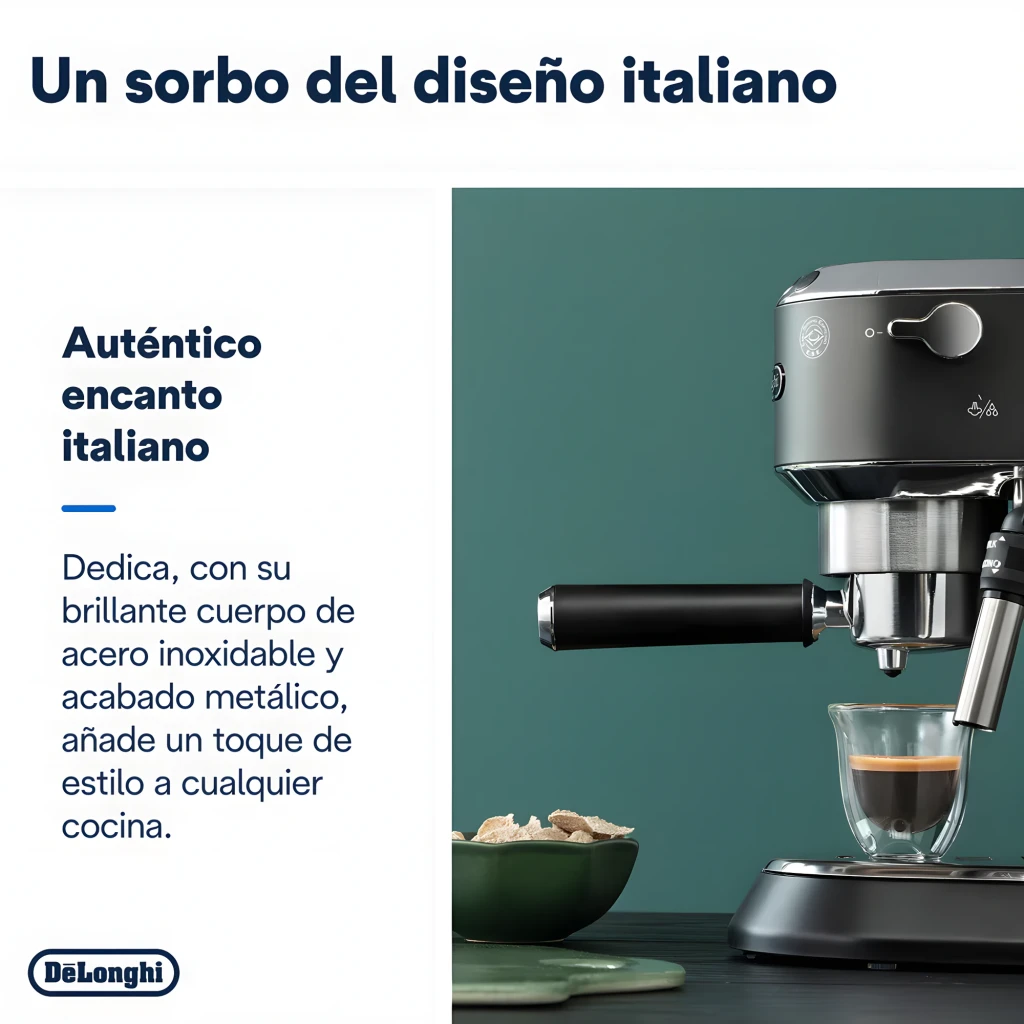 DeLonghi EC685.BK+KG200 Moulin Noir, vue de face: machine espresso et moulin noirs avec détails chromés - Ítem5
