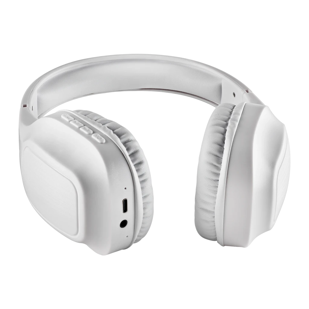NGS Auriculares Artica Wrath Blanco, vista lateral: diadema acolchada, almohadillas y logo WRATH visibles - Ítem4