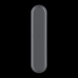 OBSBOT Tiny Smart Remote 2 gris, vista trasera: superficie lisa con línea de apertura de batería al centro