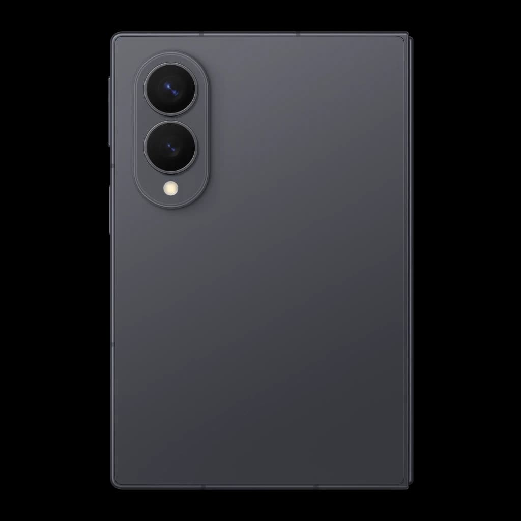 Samsung Galaxy Z Fold8 5G 256GB Grafite, vista traseira: módulo de câmeras oval com duas lentes e flash