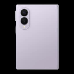 Samsung Galaxy Z Fold8 5G 256GB Lavanda, vista traseira: módulo de câmeras oval com duas lentes e flash no canto superior
