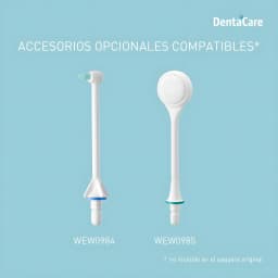 Panasonic Irrigateur buccal EW-DJ26 Violet, accessoires: buse interdentaire WEW0984 et tête nettoyage langue WEW0985