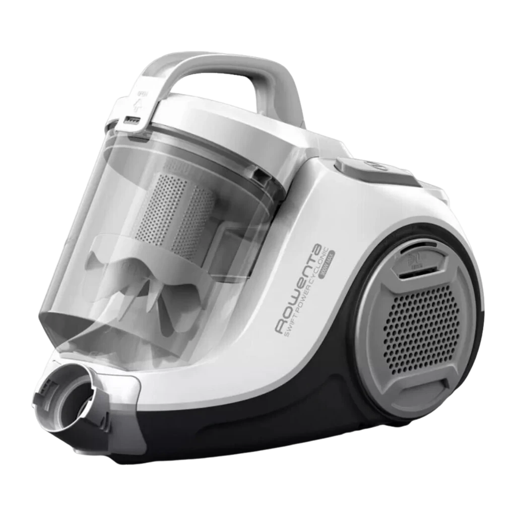 Rowenta Swift Power Cyclonic RO2957 750W Branco Cinza, kit completo: aspirador com tubo telescópico, mangueira e escova de - Item1