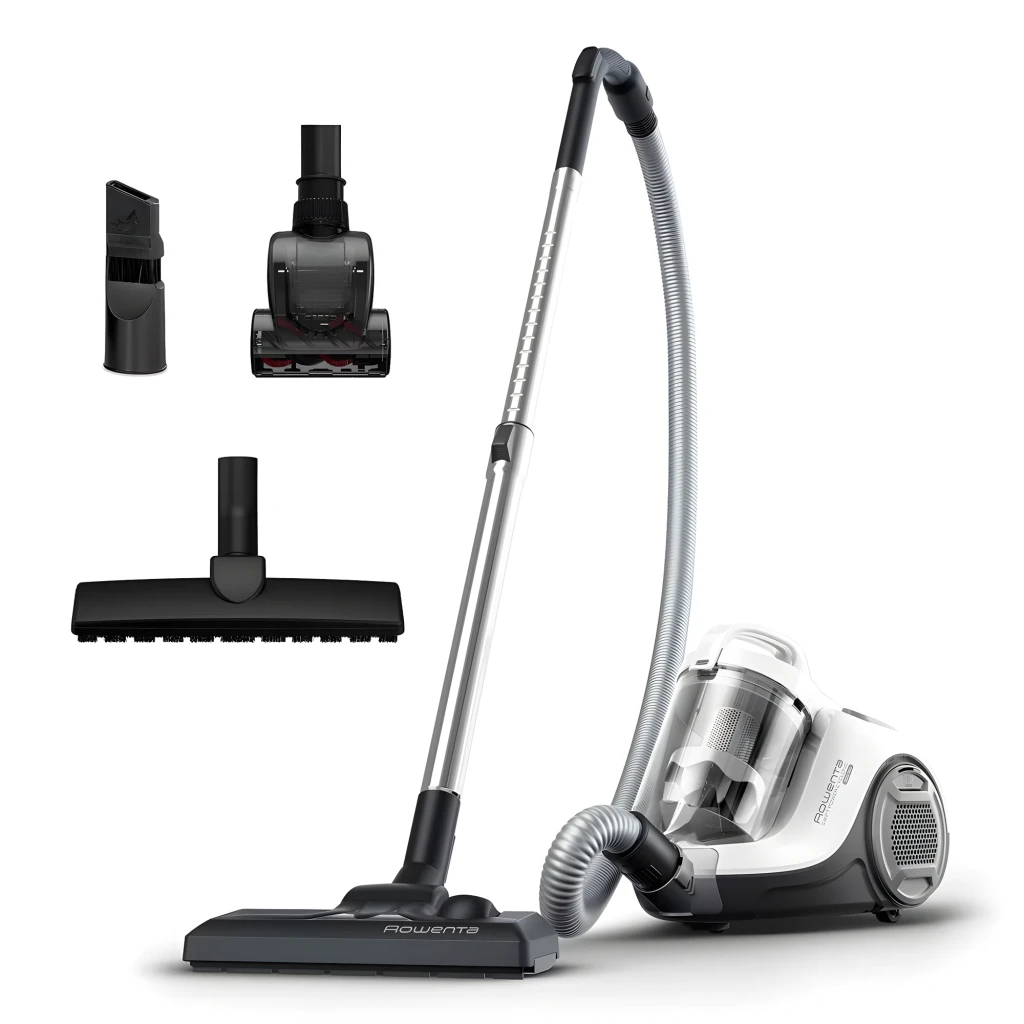 Rowenta Swift Power Cyclonic RO2957 750W Branco Cinza, kit completo: aspirador com tubo telescópico, mangueira e escova de - Item5