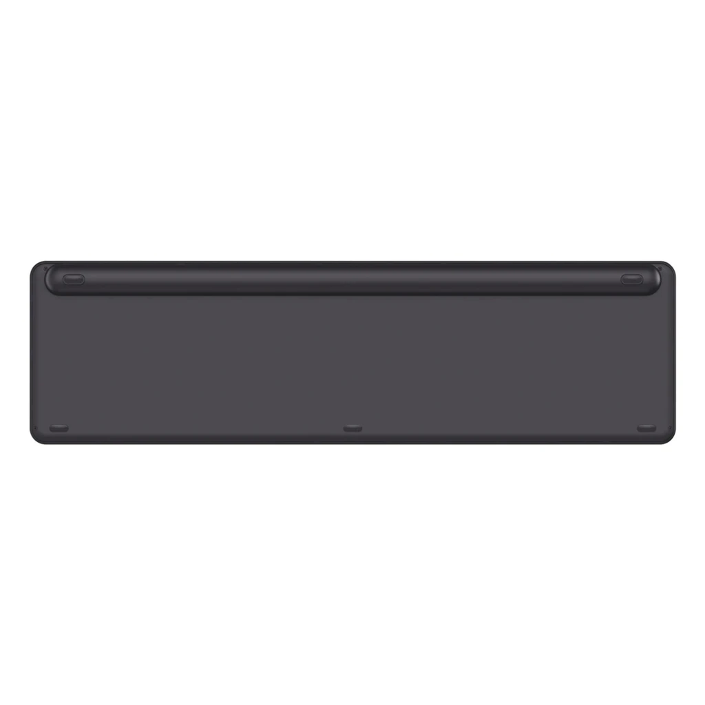 Trust Clavier Vaiya RF Wireless Bluetooth Noir, vue de dessus: clavier complet avec touches arrondies, pavé numérique et - Ítem3