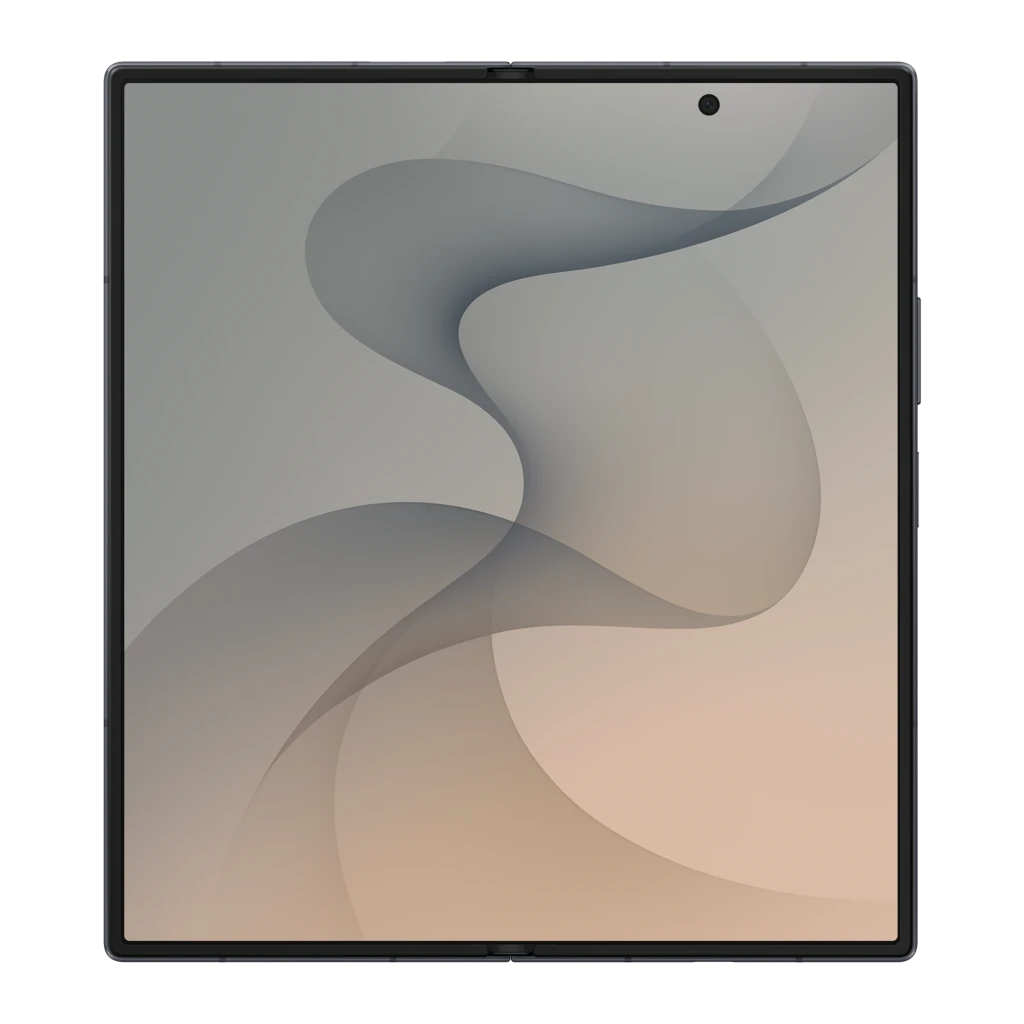 Samsung Galaxy Z Fold8 Ultra 256GB Grafito, vista frontal y trasera: plegable abierto, triple cámara y pantalla con fondo - Ítem6