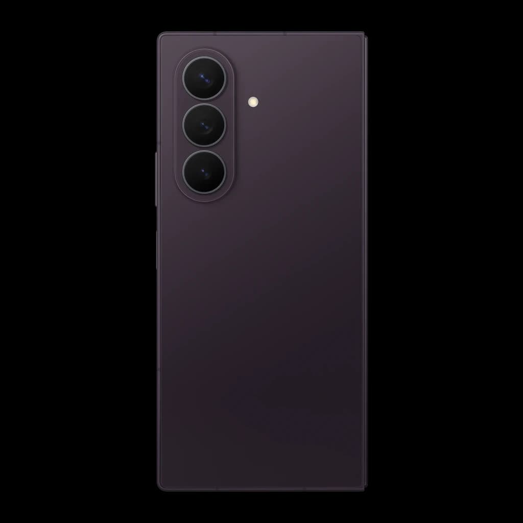 Samsung Galaxy Z Fold8 Ultra 5G 256GB Violeta Noturno, vista traseira: módulo de câmeras triplo e acabamento mate liso