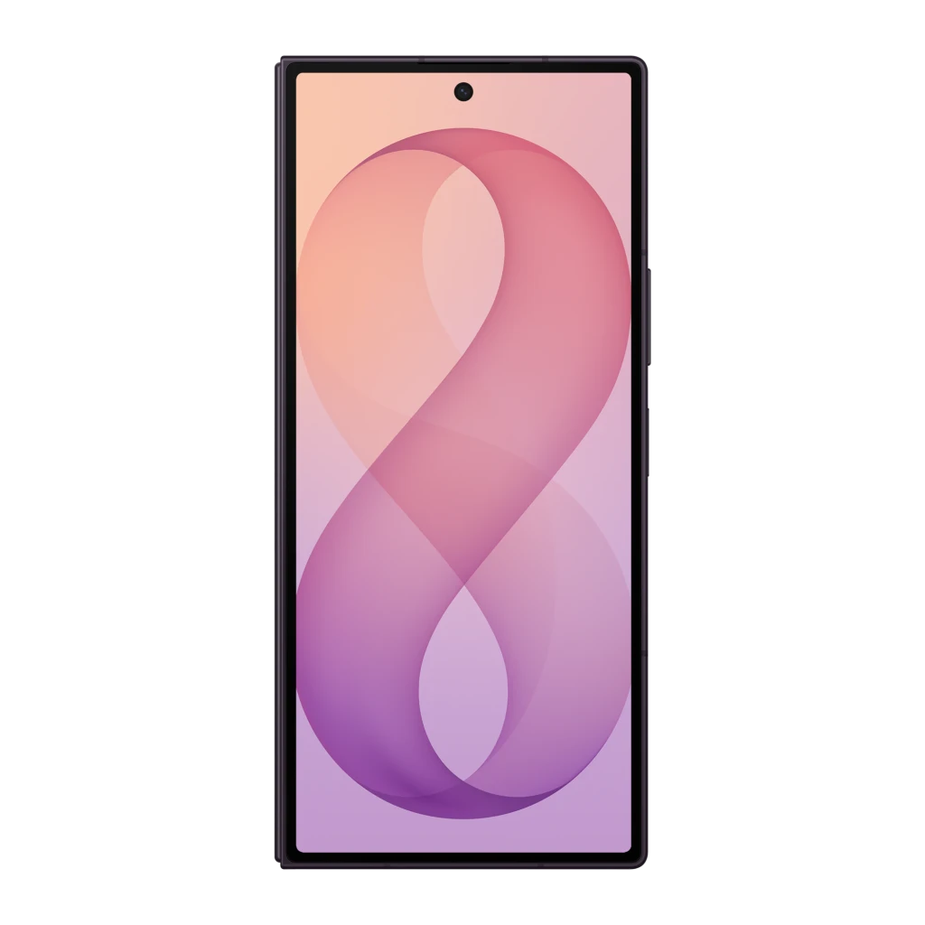 Samsung Galaxy Z Fold8 Ultra 5G 256GB Violeta Nocturno, vista frontal y trasera: módulo de cámaras triple y pantalla - Ítem2