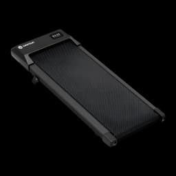 Passadeira Deerrun X20 dobrável com estrutura preta minimalista, superfície antiderrapante ampla e display digital frontal integrado