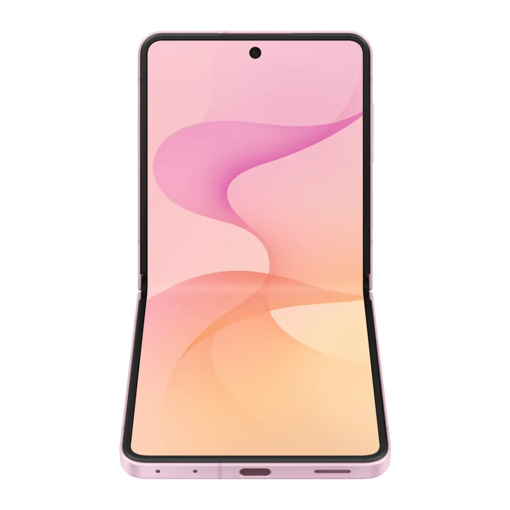 Samsung Galaxy Flip8 5G 256GB Rosa, vista principal: dos ángulos plegado y abierto, pantalla interior y módulo de cámaras - Ítem3