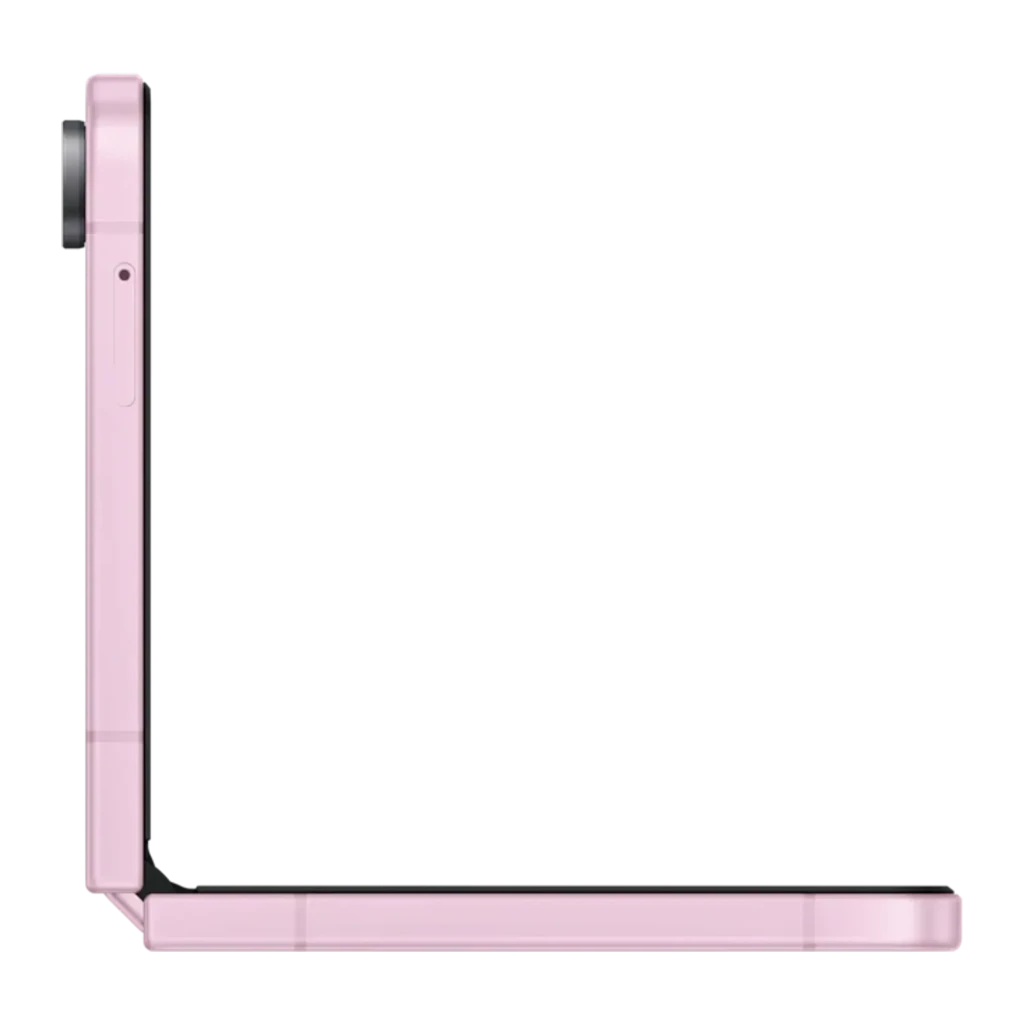 Samsung Galaxy Flip8 5G 256GB Rosa, vista principal: dos ángulos plegado y abierto, pantalla interior y módulo de cámaras - Ítem7