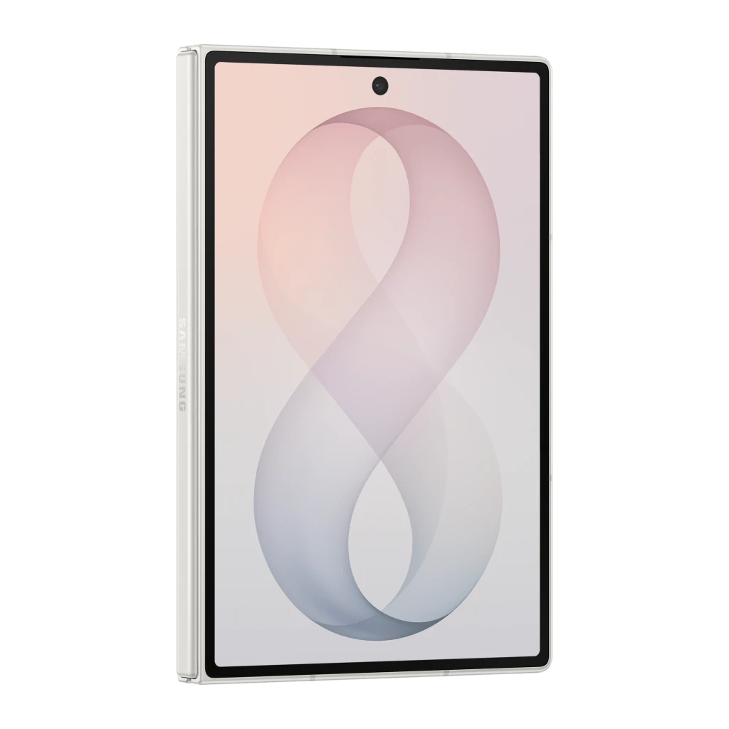 Samsung Galaxy Z Fold8 5G 512GB Blanco, vista abierta frontal: módulo de cámaras trasero y pantalla interior encendida - Ítem3