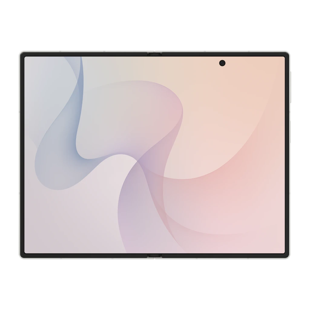 Samsung Galaxy Z Fold8 5G 512GB Blanco, vista abierta frontal: módulo de cámaras trasero y pantalla interior encendida - Ítem6