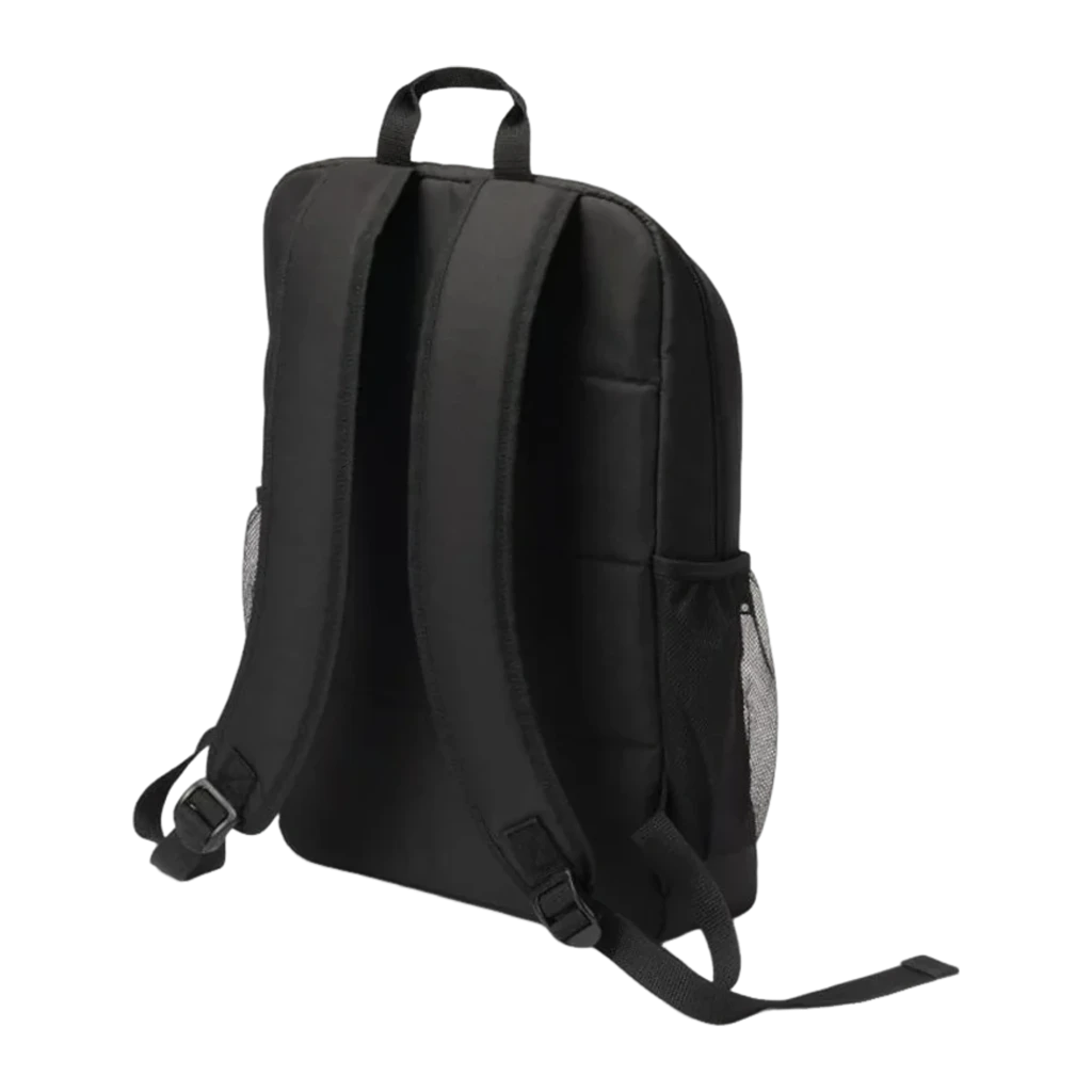 Dicota Mochila ONE 13-16 polegadas preto, vista frontal: bolso dianteiro, logo Dicota, alças laterais e pega superior - Item3