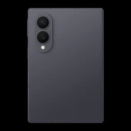 Samsung Galaxy Z Fold8 512GB Grafito, vista trasera completa: módulo de cámaras oval en esquina superior, acabado mate gris
