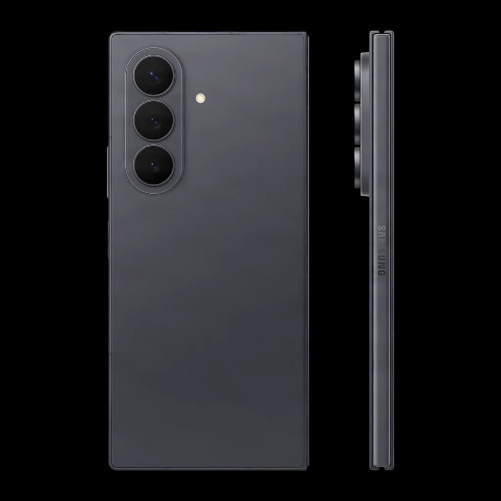 Samsung Galaxy Z Fold8 Ultra 512GB Grafite, vista traseira e lateral: módulo triplo de câmeras e dobradiça dobrável