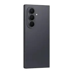 Samsung Galaxy Z Fold8 Ultra 512GB grafite, vista traseira em ângulo: dobrável fechado, módulo de tripla câmera em destaque