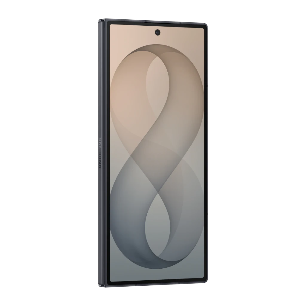 Samsung Galaxy Z Fold8 Ultra 512GB Grafito, vista frontal y trasera: plegable abierto, módulo de cámaras trasero y pantalla - Ítem4