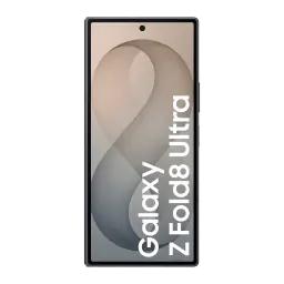 Samsung Galaxy Z Fold8 Ultra 512GB Grafite, vista frontal: ecrã desdobrado com logótipo do modelo visível