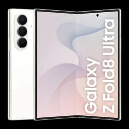 Samsung Galaxy Z Fold8 Ultra 512GB Creme, vista frontal e traseira: dobrável aberto, módulo de câmeras triplo e ecrã