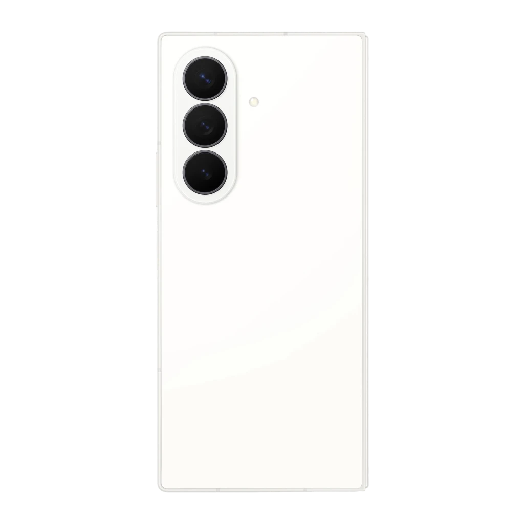 Samsung Galaxy Z Fold8 Ultra 512GB Crema, vista frontal y trasera: plegable abierto, módulo de cámaras triple y pantalla - Ítem2