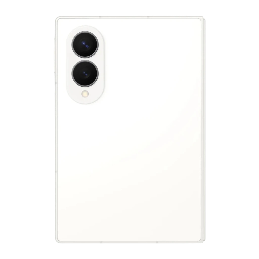 Samsung Galaxy Z Fold8 5G 1TB Crema, vista frontal abierto: trasera con módulo de cámaras y pantalla interior encendida - Ítem3