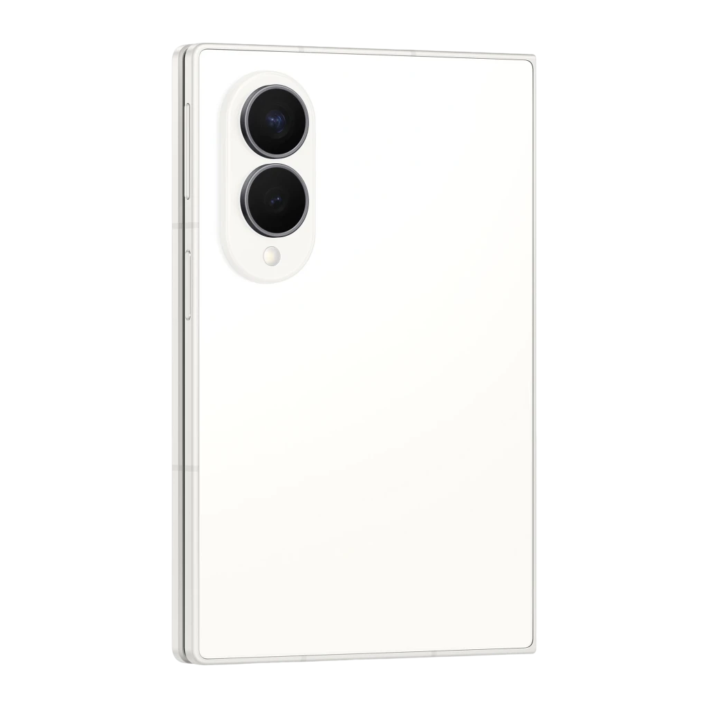 Samsung Galaxy Z Fold8 5G 1TB Crema, vista frontal abierto: trasera con módulo de cámaras y pantalla interior encendida - Ítem5