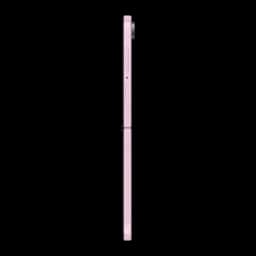 Samsung Galaxy Flip8 5G 512GB rosa, vista lateral: perfil fechado com dobradiça, botões e módulo de câmeras visíveis