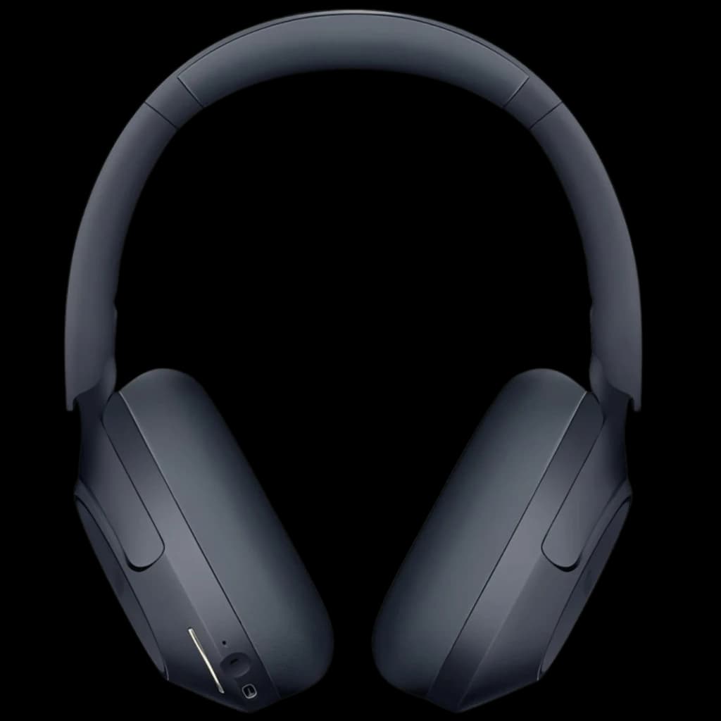 Auriculares Mibro Headphone One Dark Blue con diadema acolchada, copas circumaurales mate, botones laterales y puerto de carga USB, diseño plegable elegante