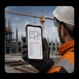 Oscal Pilot 8 robuste avec écran lisible, coque antichoc, utilisé sur chantier; boutons renforcés, ports scellés, gants compatibles, caméra thermique