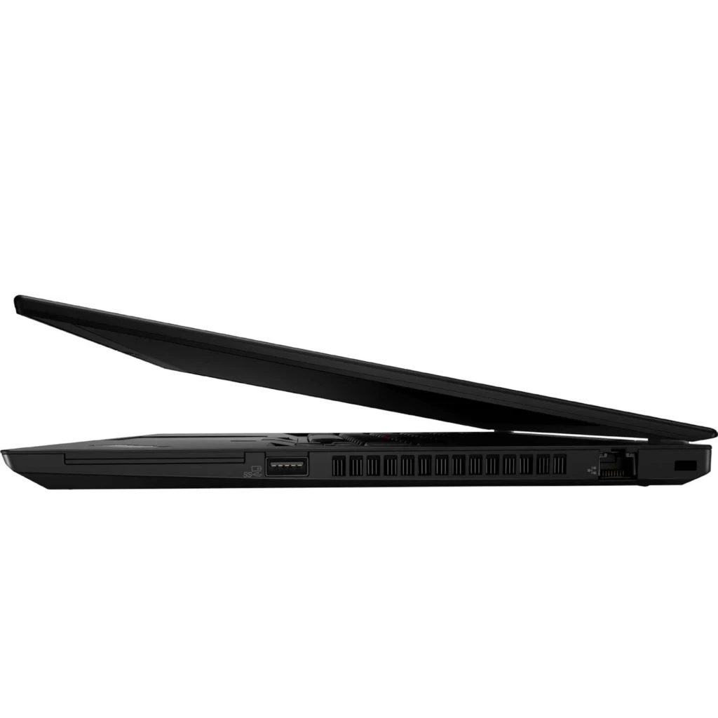 Lenovo Thinkpad T14 Gen 5 14 pulgadas negro, teclado retroiluminado con trackpoint rojo, pantalla con biseles delgados mostrando ventanas abiertas, estado - Ítem2