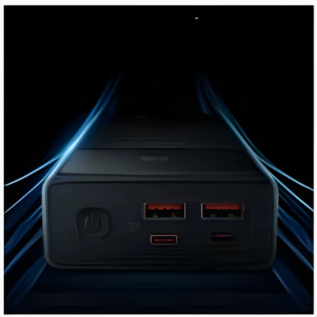 Power Bank Baseus EnerFill FP41 noir, bloc rectangulaire avec écran LED affichant 99 %, logo 22,5W visible, finitions mates élégantes - Ítem4