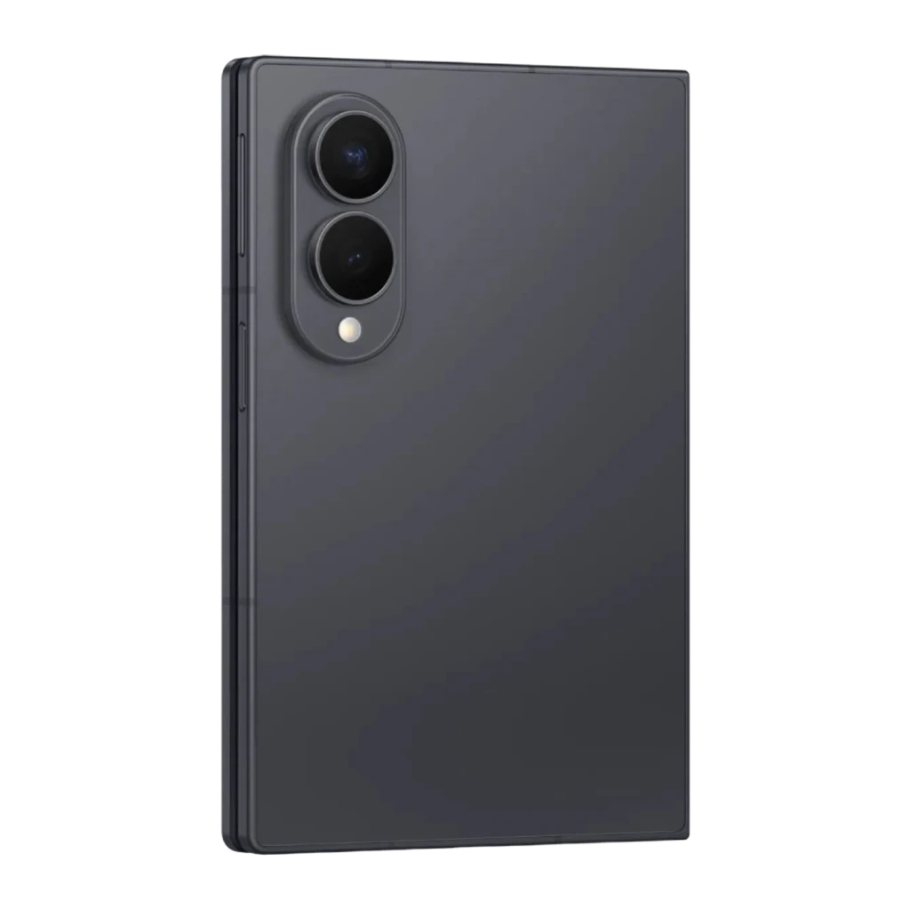 Samsung Galaxy Z Fold8 1TB Grafite, vista aberta frontal e traseira: módulo de câmeras e ecrã interior desdobrado - Item2